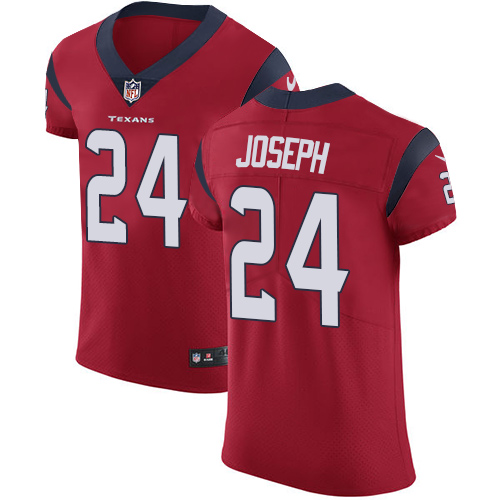Nike Texans #24 Johnathan Joseph Red Alternate Men's Stitched NFL Vapor Untouchable Elite Jersey - Click Image to Close